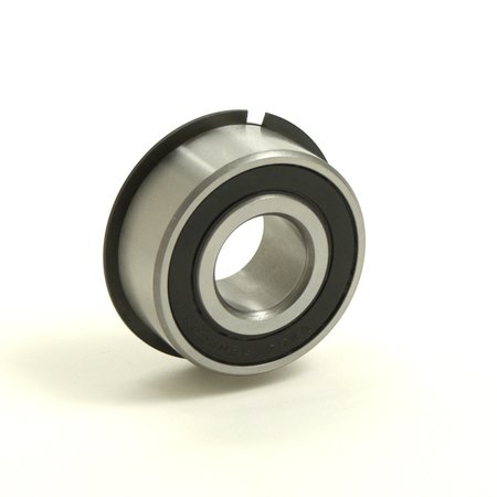 TRITAN Double Row Angular Contact Ball Bearing, 2 Rubber Seals, Snap Ring, 35mm Bore Dia., 72mm OD, 27mm W 5207 2RSNR/C3 PRX